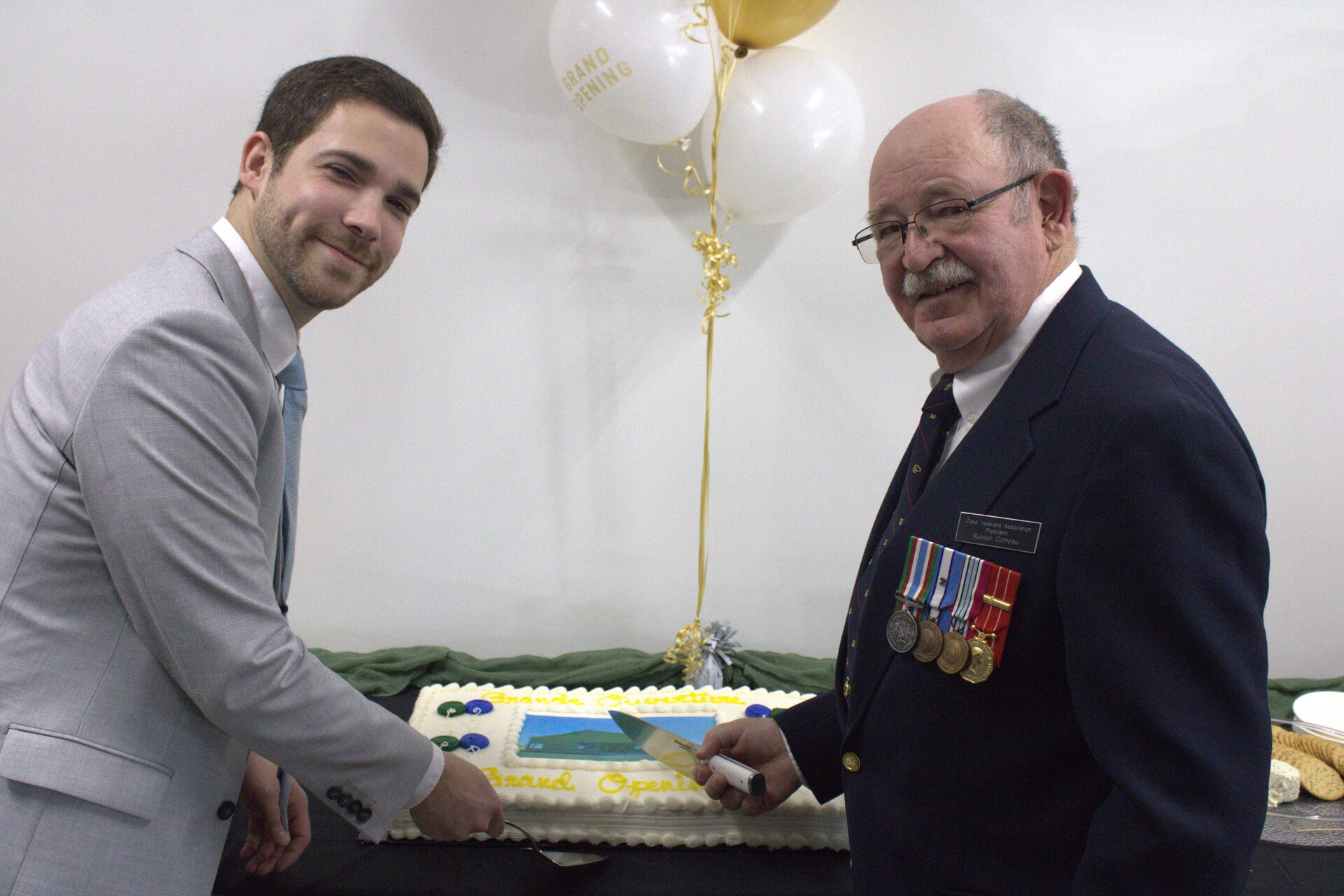 CVC Grand Opening 6 MLA and President Clare Veterans Association